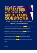 NUR 661 Exam 3/ Questions with Certified Solutions/ A+ Score Solutions.  what happens in the contemplation stage of change - Answer: people are aware of a problem and are considering overcoming it, but haven't taken action  What happens in the prep