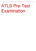 ATLS Pre-Test Examination 2023