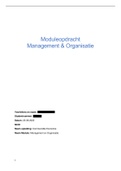 Module opdr. management en organisatie geslaagd met een 8