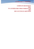 ATI PN PEDIATRICS PROCTORED EXAM (NEW 2023,12 VERSIONS) / PN PEDIATRICS ATI PROCTORED EXAM (NEW 2023,12 VERSIONS) / PN PEDIATRICS PROCTORED ATI EXAM (NEW 2023,12 VERSIONS):100% CORRECT