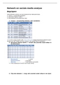 Samenvatting  Netwerk- en Social media analyse 2022