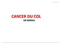 Cancer du col