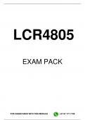 LCR4805 EXAM PACK 2024