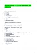 Memmlers Ch 21 Exam Questions and Answers