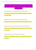 Hondros NUR 200 Final Exam Questions and Answers | Latest Version | 2024/2025  | Graded A+