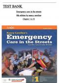  Emergency Care in the Streets 8th edition by Nancy Caroline Test Bank  All chapters ISBN:9781284104882 