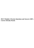 PECT Module 2 Practice Questions and Answers 100% Correct Already Passed, PECT Module 1 Questions and Correct Answers 100% Pass, PECT PreK-4 Practice Test Module 1 Questions with Correct Answers Verified Solution & PECT PreK-4 Module 3 Questions with Corr