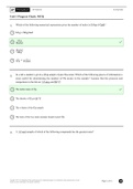 CHEM 140 AP Unit 1 Progress/Unit 1 Progress Check: MCQ Study Guide