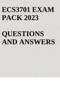 ECS3701 EXAM PACK 2023