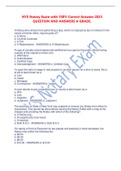 NYS Notary Exam with 100% Correct Answers 2023 QUESTION AND ANSWERS A GRADE.  A Notary who refrains from performing a duty, which is imposed by law or inherent in the nature of his/her office, may be guilty of?