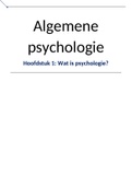 Samenvatting algemene psychologie eerste bachelor ugent