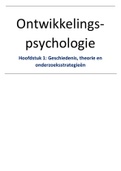 Samenvatting ontwikkelingspsychologie eerste bachelor ugent