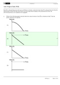 PHYSICS 415 AP Physics Unit 1 Progress Check MCQ_ Answered correctly, Summer 22/23.