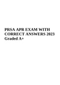 PRSA APR EXAM WITH CORRECT ANSWERS 2023 Graded A+