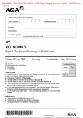 2024 AQA AS ECONOMICS 7135/2 Paper Question Paper & Mark Scheme (Merged) June 2024 [VERIFIED]