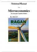 Solution Manual For  Macroeconomics, 17th Canadian Edition  By: Ragan || All Chapters 1-20|| Newest Edition