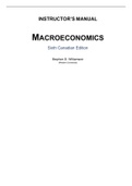 Macroeconomics 6th Canadian Edition by Stephen Williamson (Solution Manual)