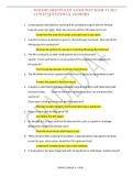 1.	A male patient admitted the morning of his scheduled surgery tells the PN that he drank water last night. What intervention will the PN implement first? Determine the amount of water and exact time it was taken 2.	A patient receives ondansetron prior t