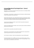 Licensed Educational Psychologist Exam - General Correct 100%