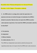 Rosenthal Lehne's Pharmacotherapeutics for Advanced Practice Providers, 1st Ed. Chapter 1 Prescriptive Authority