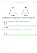 AP PHYSICS C ELECTRICITY AND MAGNETISM Unit 1 Progress Check MCQ and Scoring Guide 2023.