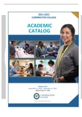 2021-2022 CARRINGTON COLLEGE  ACADEMIC CATALOG