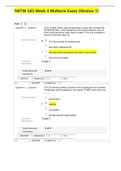 NETW 583 Week 4 Midterm Exam (Download To Score An A).