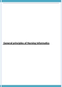 General principles of Nursing Informatics