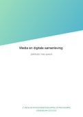 Zelfstudieles Media en digitale samenleving: Hate speech 