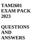 STA2601 EXAM PACK 2023