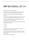 Exam (elaborations) NRP 