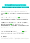 The Bits and Bytes of Computer Networking Week 6: Troubleshooting and the Future of Networking Already Passed