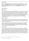 ANTH100 Cultural Anthropology. - Cerritos College: Yanamamo way of life to that of your own in the following areas: Myth and Cosmos, Social Organization, Demography, and Political Alliances.