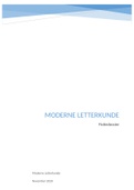 Moderne letterkunde, een compleet fictiedossier met lesbrieven.