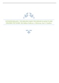 PATHOPHYSIOLOGY: THE BIOLOGIC BASIS FOR DISEASE IN ADULTS AND CHILDREN TEST BANK 8th Edition Kathryn L. McCance, Sue E. Huether