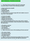 NCSF PERSONAL TRAINING EXAM QUESTIONS AND ANSWERS GRADED A+