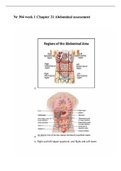 Nr 304 week 1 NOV Chapter 21 Abdominal assessment EXPLANATIONS