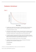 Radiation Worksheet. “Space faring: The Radiation Challenge” and “International Space Station Internal Radiation Monitoring” released by Nasa