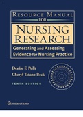 Generating and assessing evidence for nursing practice this is a manual book that you should have