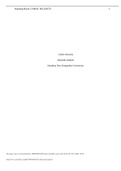 Cyber-Security Essay (ALREADY GRADED A+)- Southern New Hampshire University ENG 123 Q5 123