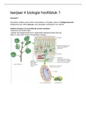 Samenvatting Biologie voor jou 4 THEMA 1 VMBO-gt Handboek A, ISBN: 9789402029734  Biologie