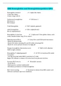 SBB Hemoglobin and Hemoglobinopathies Q&A