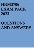 HRM3706 EXAM PACK 2023