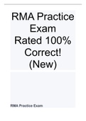 RMA Practice Exam 2023 Rated 100% Correct! (New)