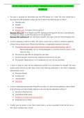 ATI RN MED SURG 2019 PROCTORED EXAM QUESTIONS ANSWERS GUIDE A+