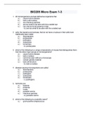 BIO205 Micro Exam 1-3