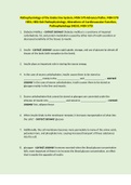 Pathophysiology of the Endocrine System, MSN 570 Advance Patho, MSN 570 HESI, HESI Exit Pathophysiology, Alterations of Cardiovascular Function, Pathophysiology (HESI), MSN 570