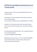 ATI RN Concept-Based Assessment Level 3 Study Guide QUESTIONS & ANSWERS 2023 (A+ GRADED 100% VERIFIED)