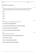 School Counseling Final Exam 2024 Questions & Answers VERIFIED 100% Correct!!