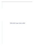 NUR 1212C Exam 1 Q & As 2023